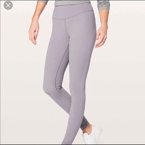 RARE lululemon wunder under dusty dawn
